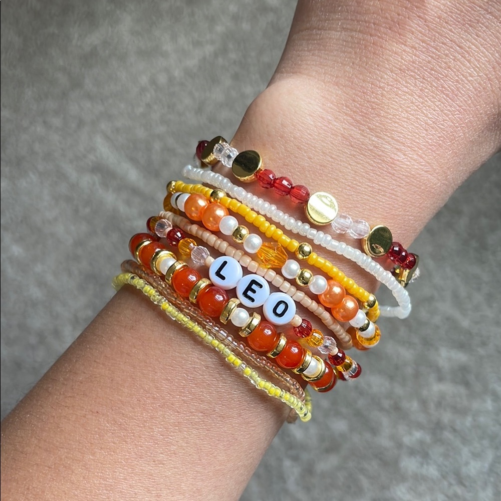 Leo Beaded Bracelet Set